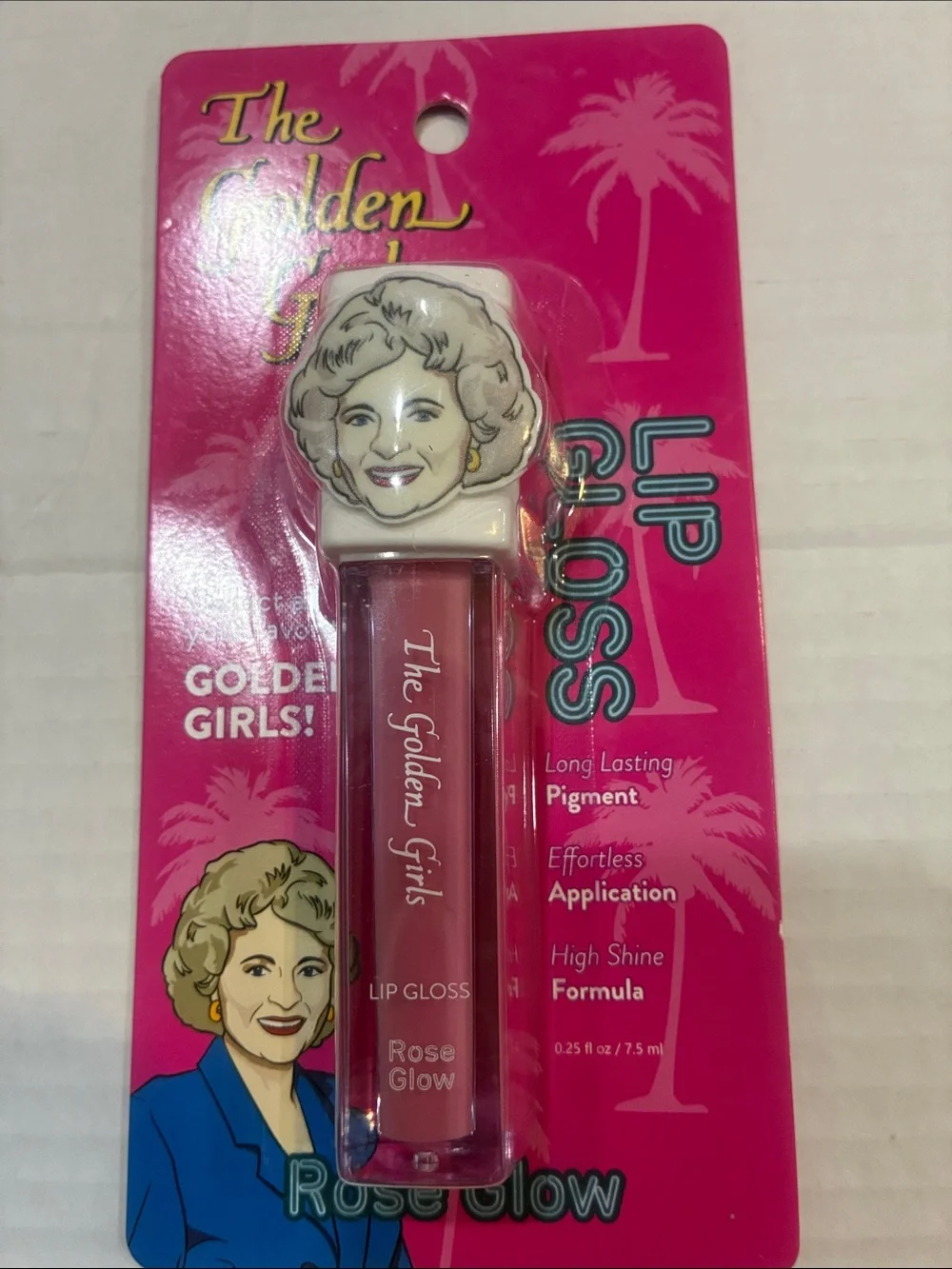The Golden Girls Rose Glow Lip Gloss